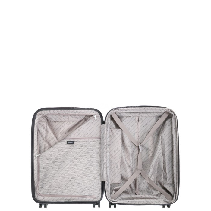 Набор чемоданов Франция (L M S-3шт) полипропилен серый/Airtex 647, фото 16