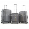 Набір валіз Франція (L M S-3шт) поліпропілен сірий/Airtex 647, фото 17
