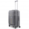 Чемодан средний M полипропилен серый 68х45х27+5/85л/4.2кг/Airtex 647, фото 12