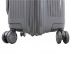 Валіза середня M поліпропілен сіра 68х45х27+5/85л/4.2кг/Airtex 647, фото 19