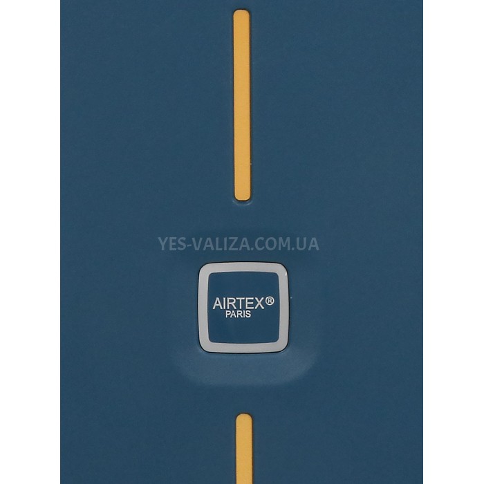 Валіза ручна поклажа S поліпропілен синя 55х38х24+5/50л/3.4кг/Airtex, фото 14
