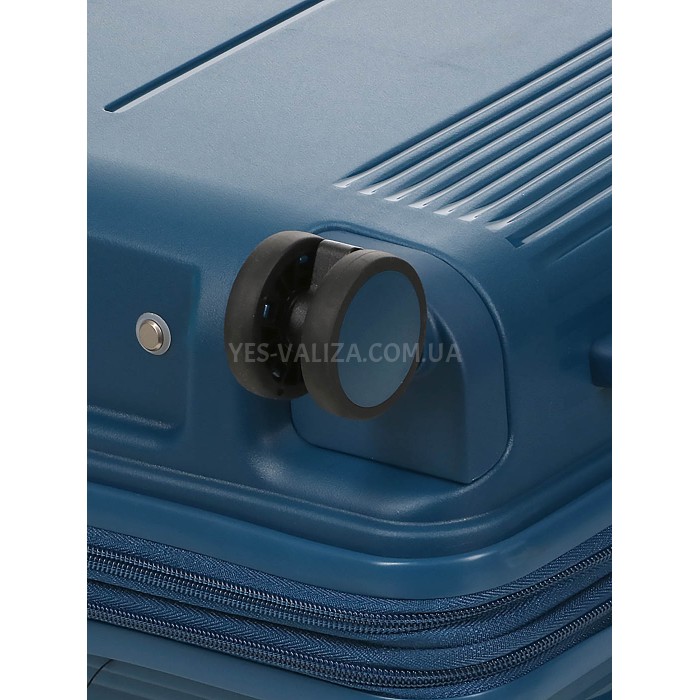 Валіза ручна поклажа S поліпропілен синя 55х38х24+5/50л/3.4кг/Airtex, фото 12