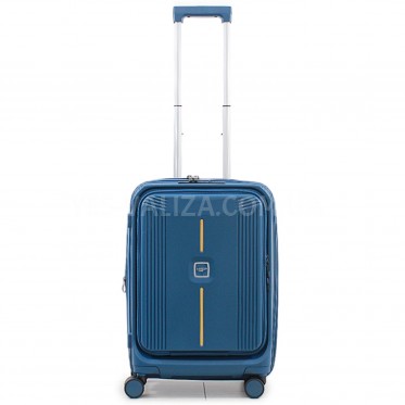 Валіза ручна поклажа S поліпропілен синя 55х38х24+5/50л/3.4кг/Airtex