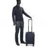 Чемодан малый S ткань синий 55х36х20+5/37л/2.8кг/Worldline 616, фото 34