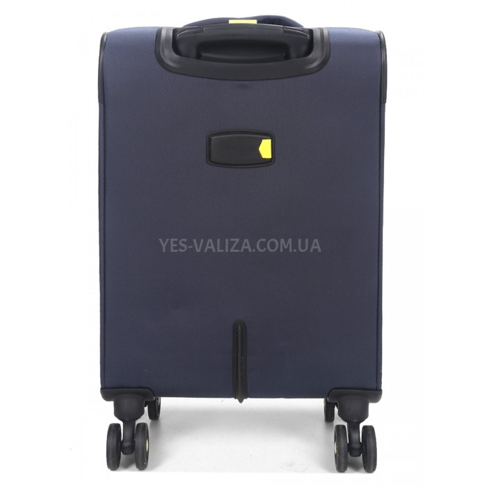 Валіза мала S тканина синя 55х36х20+5/37л/2.8кг/Worldline 616, фото 4