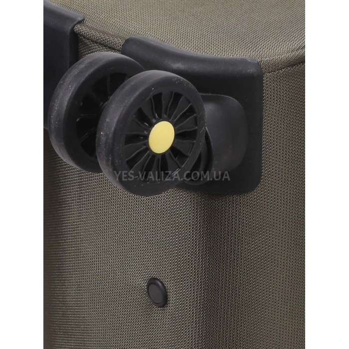 Валіза мала S тканина зелена 55х36х20+5/37л/2.8кг/Worldline 616, фото 15