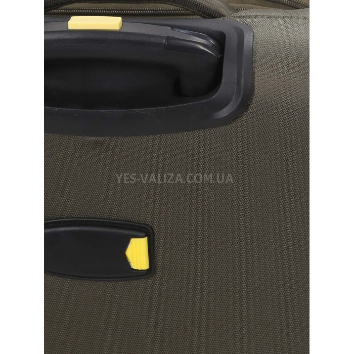 Валіза мала S тканина зелена 55х36х20+5/37л/2.8кг/Worldline 616, фото 14
