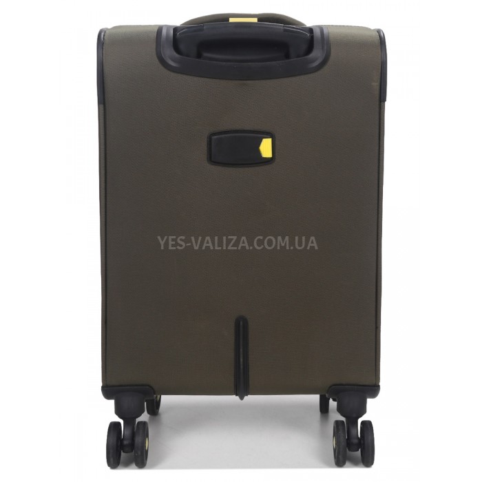 Чемодан малый S ткань зелёный 55х36х20+5/37л/2.8кг/Worldline 616, фото 4