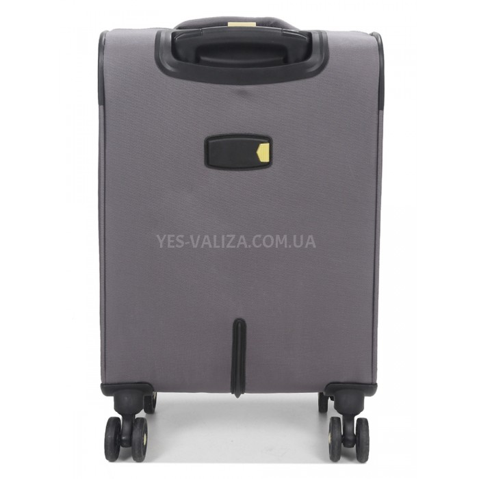 Чемодан малый S ткань серый 55х36х20+5/37л/2.8кг/Worldline 616, фото 4