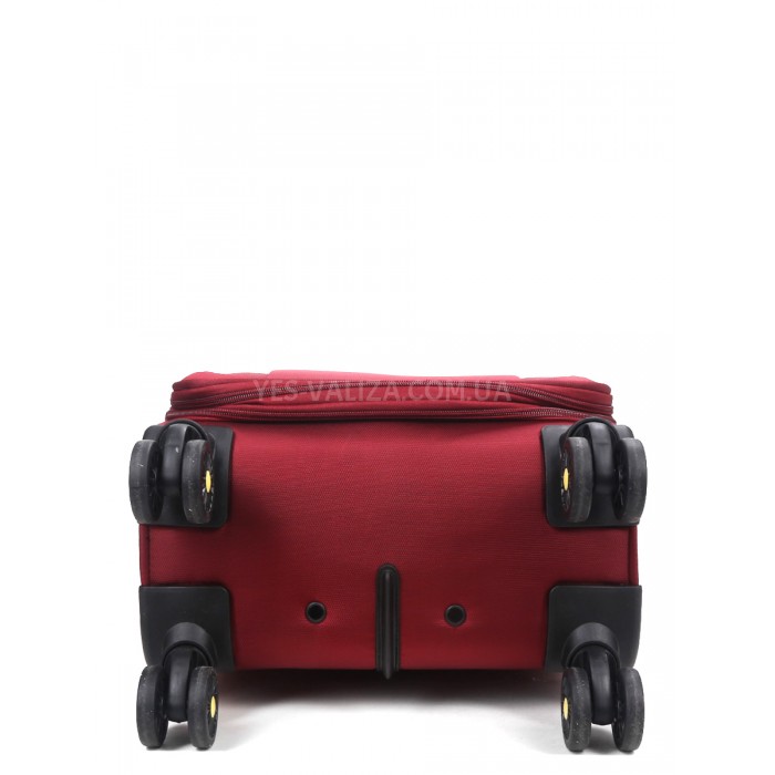 Валіза мала S тканина червона 55х36х20+5/37л/2.8кг/Worldline 616, фото 10
