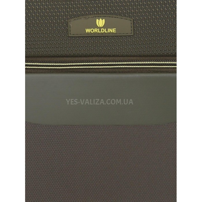 Валіза середня M тканина зелена 69х43х27+5/67л/3.7кг/Worldline 616, фото 15