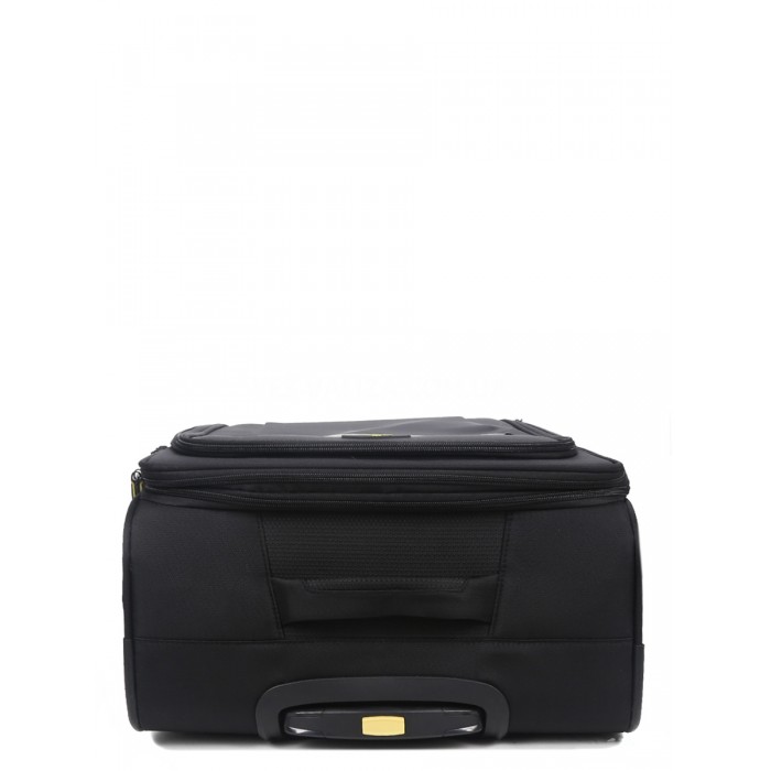 Валіза середня M тканина чорна 69х43х27+5/67л/3.7кг/Worldline 616, фото 9