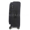 Чемодан средний M ткань чёрный 69х43х27+5/67л/3.7кг/Worldline 616, фото 23
