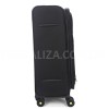 Валіза середня M тканина чорна 69х43х27+5/67л/3.7кг/Worldline 616, фото 24
