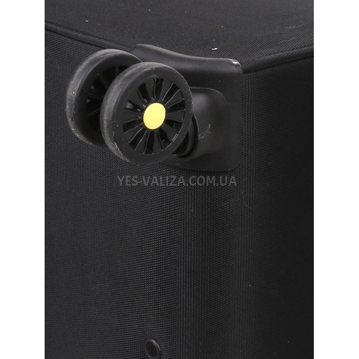 Чемодан средний M ткань чёрный 69х43х27+5/67л/3.7кг/Worldline 616, фото 12