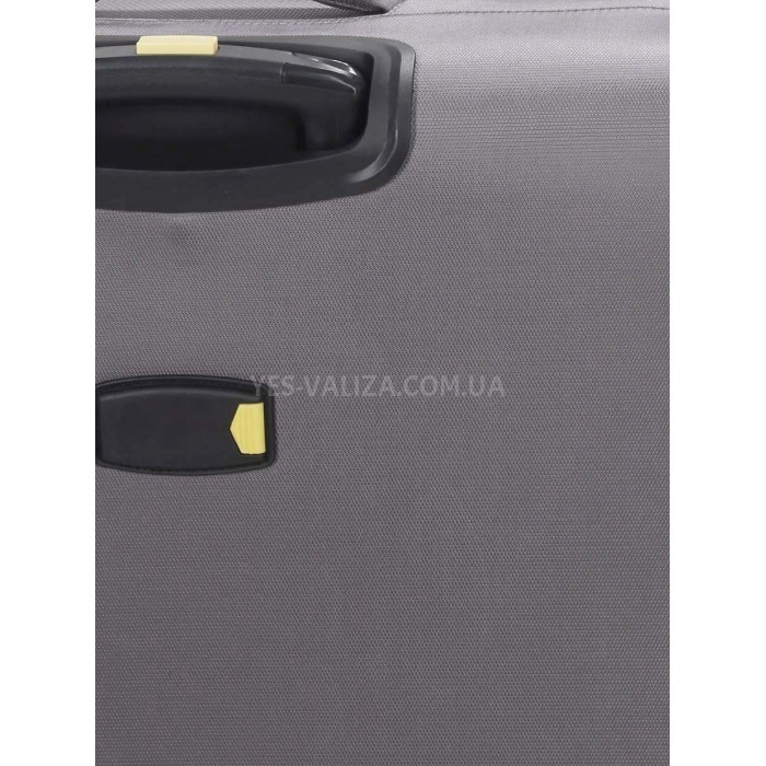 Чемодан средний M ткань серый 69х43х27+5/67л/3.7кг/Worldline 616, фото 12