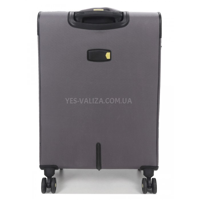Валіза середня M тканина сіра 69х43х27+5/67л/3.7кг/Worldline 616, фото 4