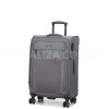 Чемодан средний M ткань серый 69х43х27+5/67л/3.7кг/Worldline 616, фото 18