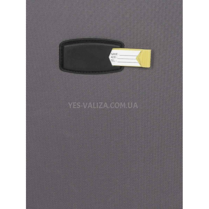 Чемодан средний M ткань серый 69х43х27+5/67л/3.7кг/Worldline 616, фото 13