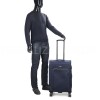 Валіза середня M тканина синя 69х43х27+5/67л/3.7кг/Worldline 616, фото 34