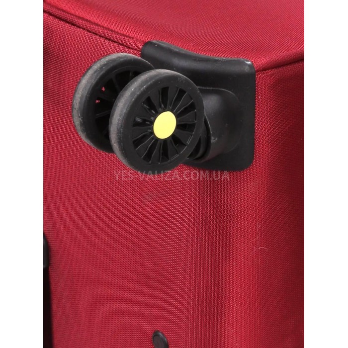 Чемодан средний M ткань красный 69х43х27+5/67л/3.7кг/Worldline 616, фото 15
