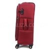 Валіза середня M тканина червона 69х43х27+5/67л/3.7кг/Worldline 616, фото 23