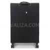 Чемодан большой L ткань чёрный 79х48х31+5/98л/4.4кг/Worldline 616, фото 21