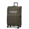Чемодан большой L ткань зелёный 79х48х31+5/98л/4.4кг/Worldline 616, фото 19