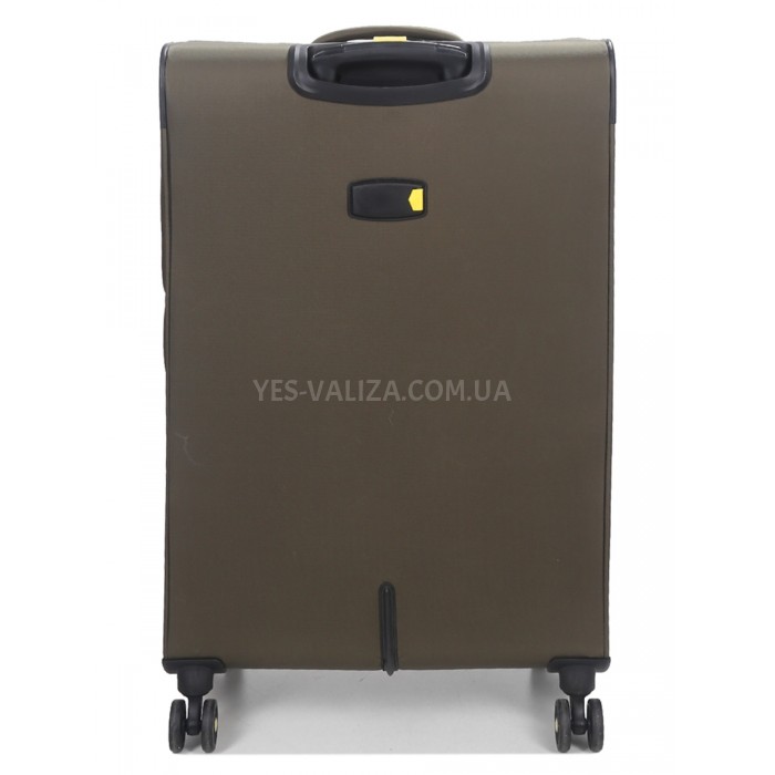 Валіза велика L тканина зелена 79х48х31+5/98л/4.4кг/Worldline 616, фото 4