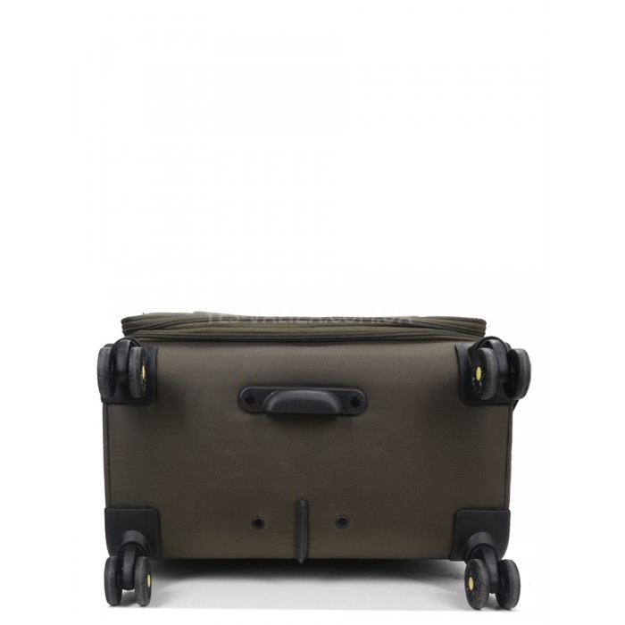 Валіза велика L тканина зелена 79х48х31+5/98л/4.4кг/Worldline 616, фото 10