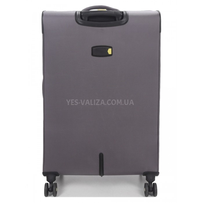 Валіза велика L тканина сіра 79х48х31+5/98л/4.4кг/Worldline 616, фото 4
