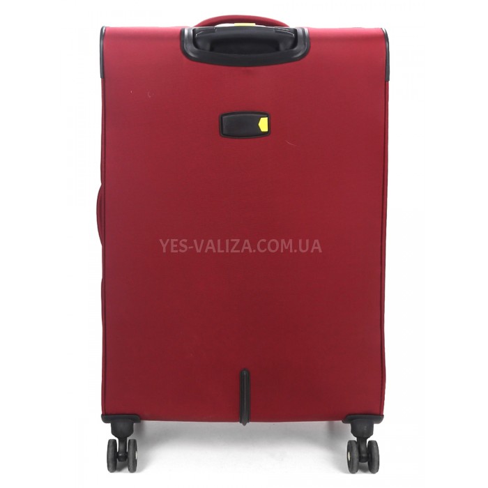Валіза велика L тканина червона 79х48х31+5/98л/4.4кг/Worldline 616, фото 4