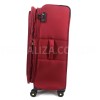 Валіза велика L тканина червона 79х48х31+5/98л/4.4кг/Worldline 616, фото 25