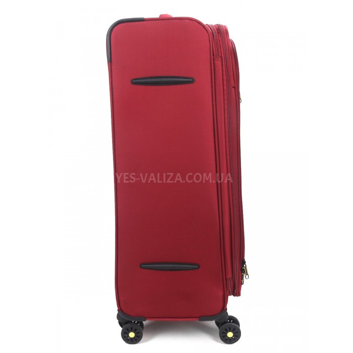 Валіза велика L тканина червона 79х48х31+5/98л/4.4кг/Worldline 616, фото 7