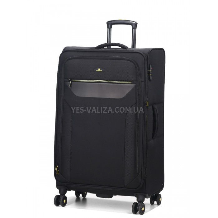 Набор чемоданов Франция (L M S-3шт) ткань чёрный/Worldline 616, фото 3