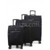 Набір валіз Франція (L M S-3шт) тканина чорний/Worldline 616, фото 12