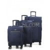 Набор чемоданов Франция (L M S-3шт) ткань синий/Worldline 616, фото 11