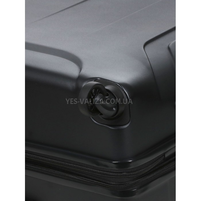 Набір валіз Франція (L M S-3шт) полікарбонат чорний/Airtex 748, фото 15