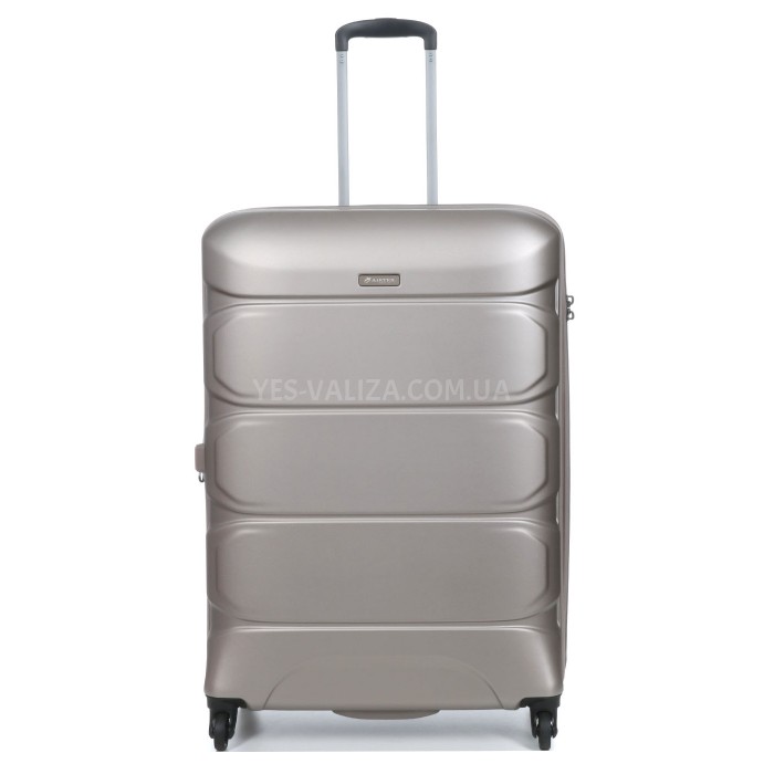 Набір валіз Франція (L M S-3шт) полікарбонат шампань/Airtex 748, фото 4
