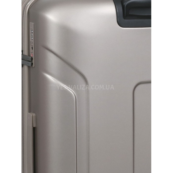 Набор чемоданов Франция (L M S-3шт) поликарбонат шампань/Airtex 748, фото 14