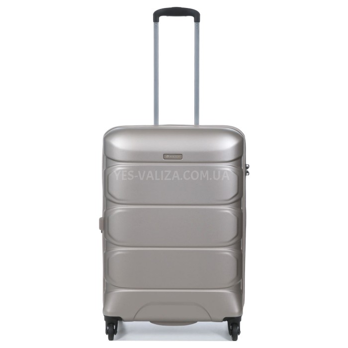 Набір валіз Франція (L M S-3шт) полікарбонат шампань/Airtex 748, фото 3