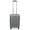 Набір валіз Франція (L M S-3шт) полікарбонат сірий/Airtex 748, фото 18