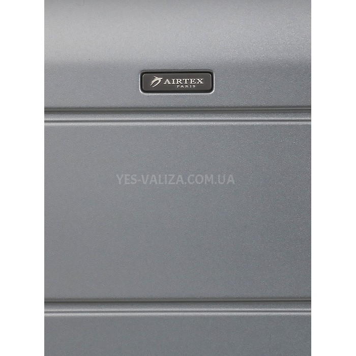 Набір валіз Франція (L M S-3шт) полікарбонат сірий/Airtex 748, фото 13