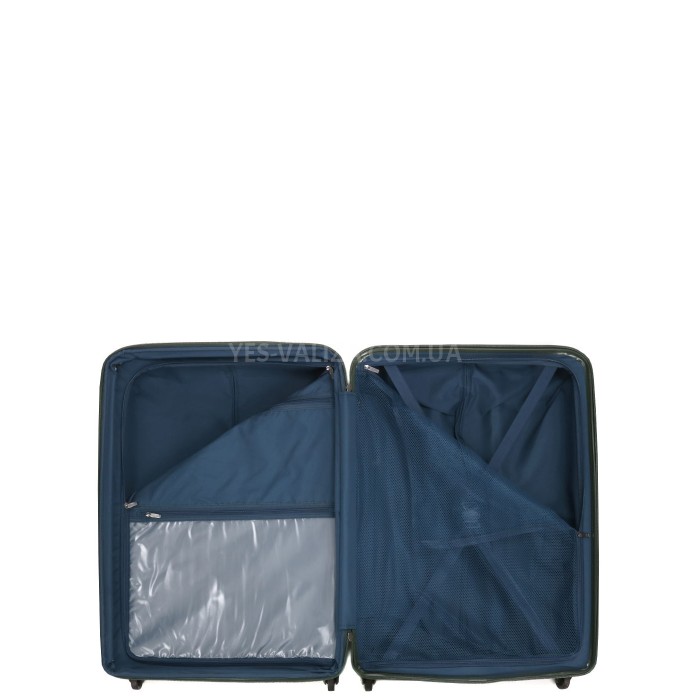 Набор чемоданов Франция (L M S-3шт) поликарбонат зелёный/Airtex 748, фото 16