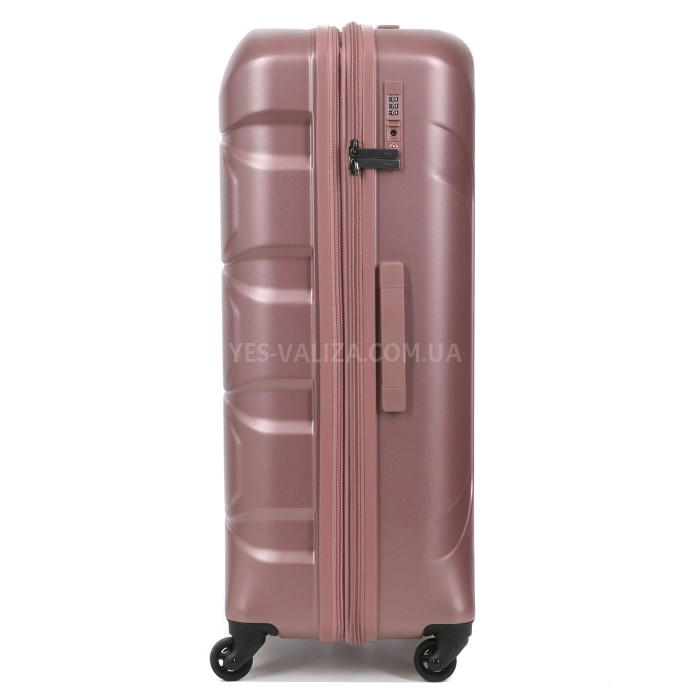 Набор чемоданов Франция (L M S-3шт) поликарбонат розовый/Airtex 748, фото 7