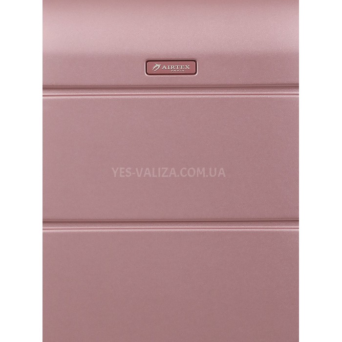 Набор чемоданов Франция (L M S-3шт) поликарбонат розовый/Airtex 748, фото 13