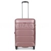 Набір валіз Франція (L M S-3шт) полікарбонат рожевий/Airtex 748, фото 19