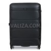 Валіза велика L полікарбонат чорна 76х53х30+4/128л/4.6кг/Airtex 748, фото 19