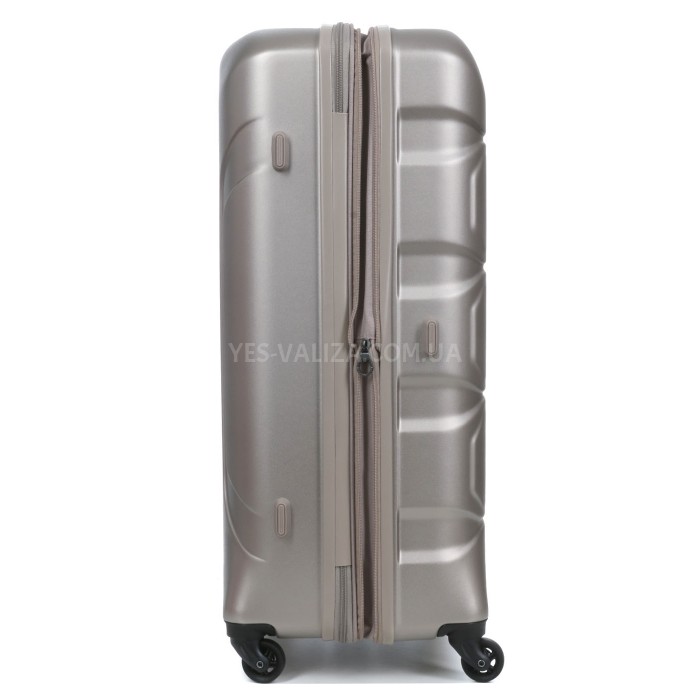Чемодан большой L поликарбонат шампань 76х53х30+4/128л/4.6кг/Airtex 748, фото 8