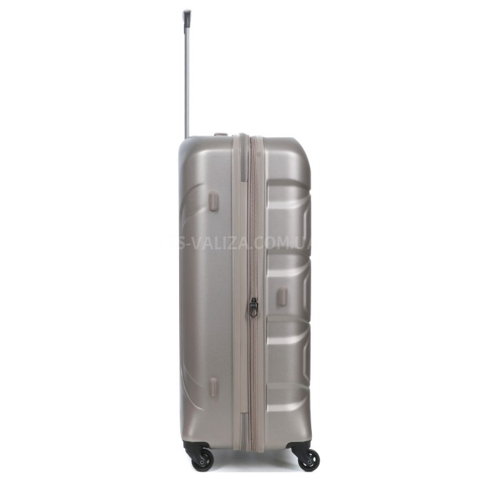 Чемодан большой L поликарбонат шампань 76х53х30+4/128л/4.6кг/Airtex 748, фото 5